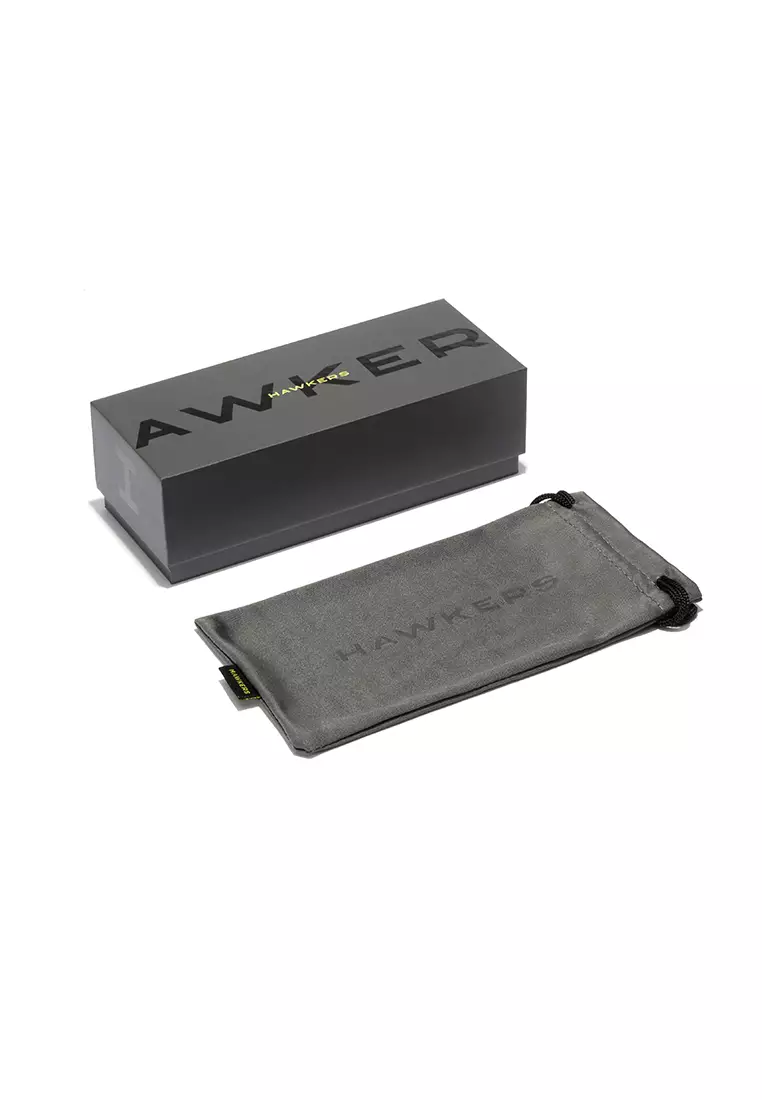 HAWKERS Black Dark Warwick Metal Sunglasses For Men And Women, Unisex. Official Product Designed In Spain