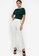 ZALORA WORK white High Waisted Flare Trousers AD851AA231A7A2GS_4