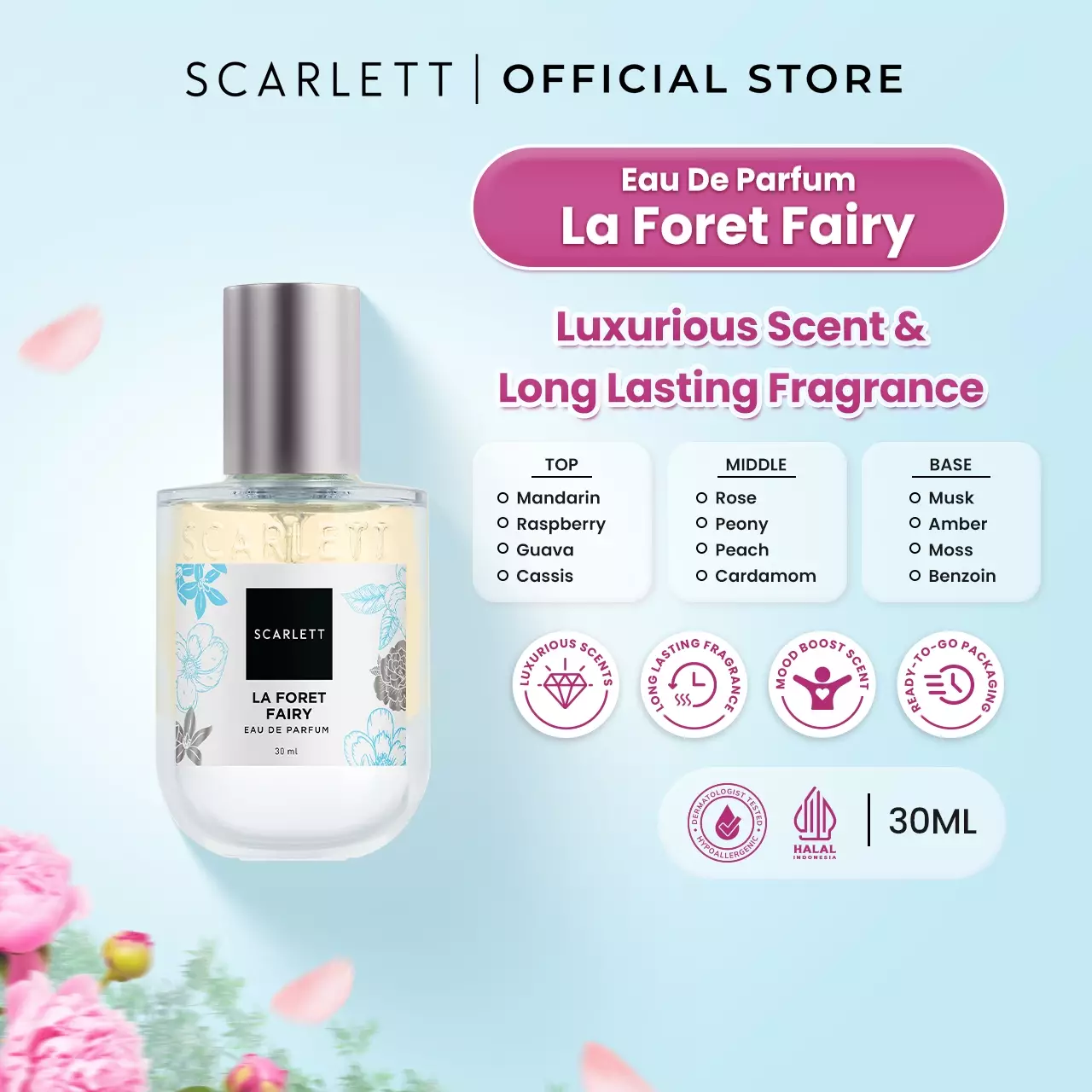 Scarlett Whitening Eau De Parfum Bundle Wonderland & La Foret Fairy