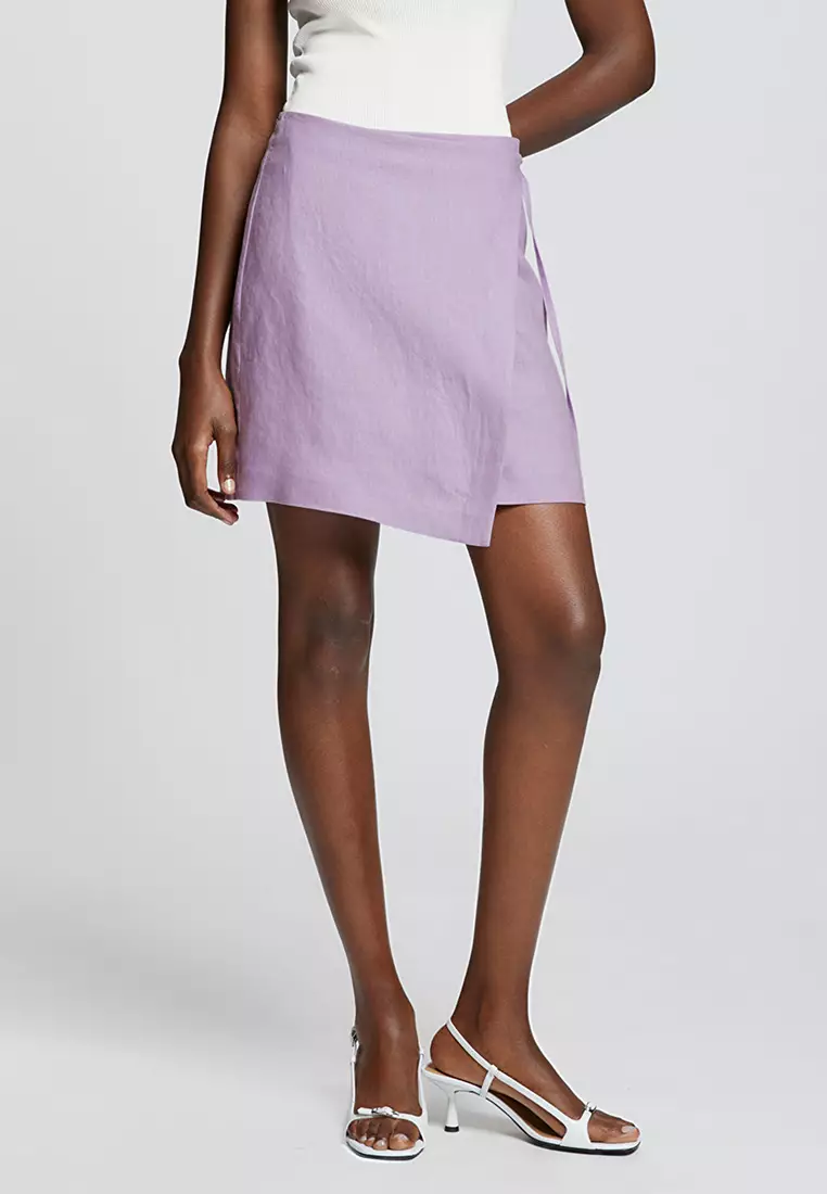 And other stories wrap mini skirt discount
