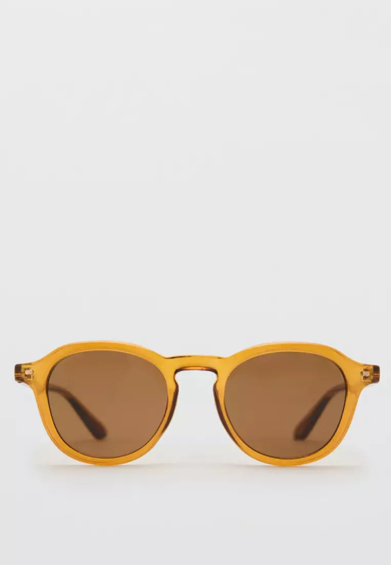 Semi-Transparent Frame Sunglasses