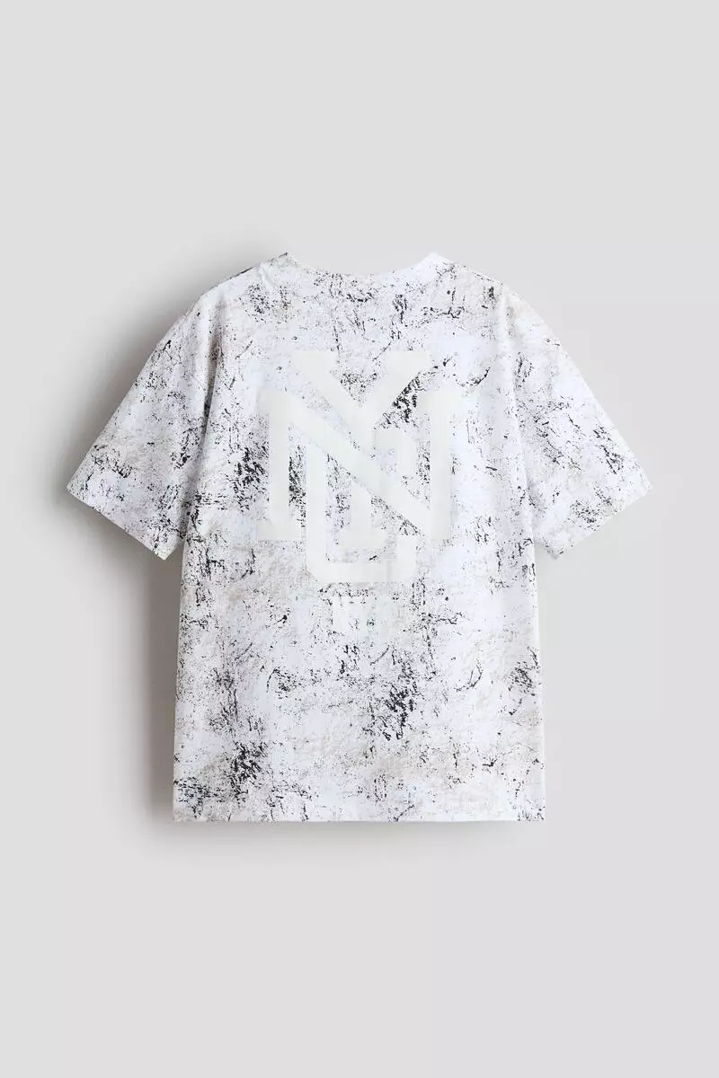 Loose-fit printed T-shirt