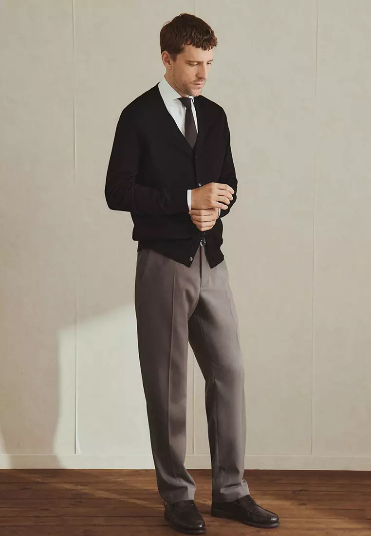 100% 美麗諾羊毛針織外套