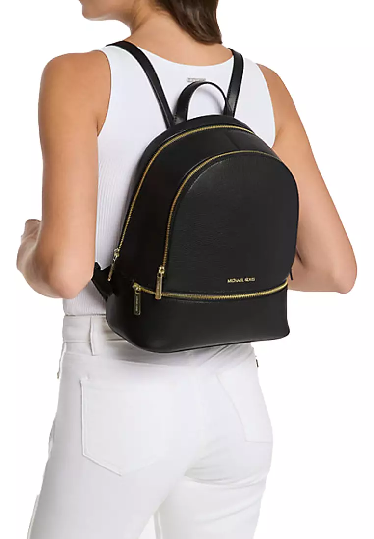Buy MICHAEL KORS Rhea Medium Pebbled Leather Backpack 35S5GRAB2L 2026 ...