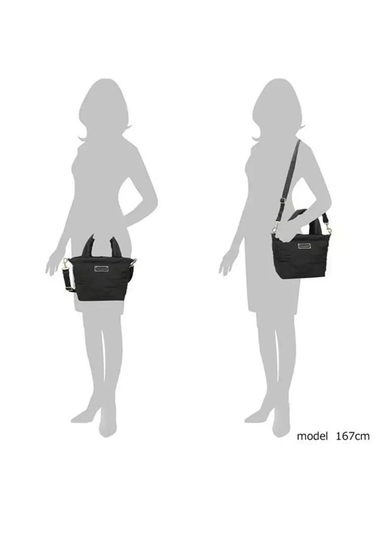 Quilted Nylon Mini Tote M0016681 Black