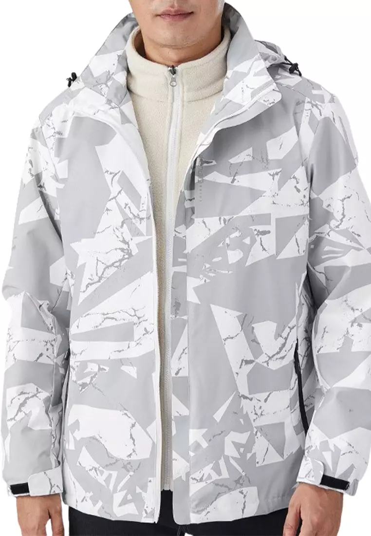 White camo winter jacket on sale