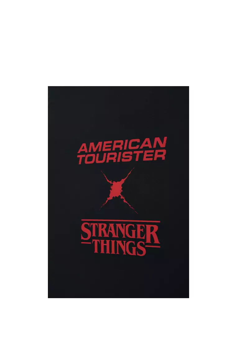 American Tourister X Stranger Things Stretchable Luggage Cover - L - Hellfire Club