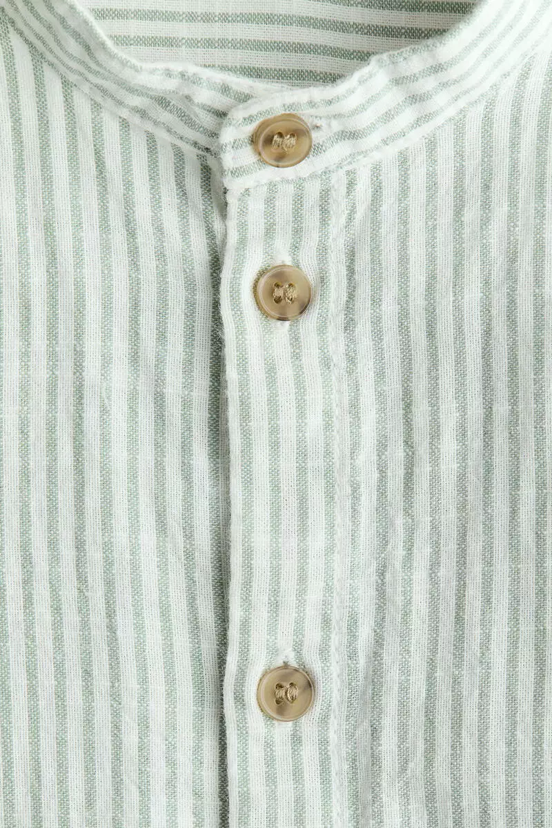 Cotton grandad shirt