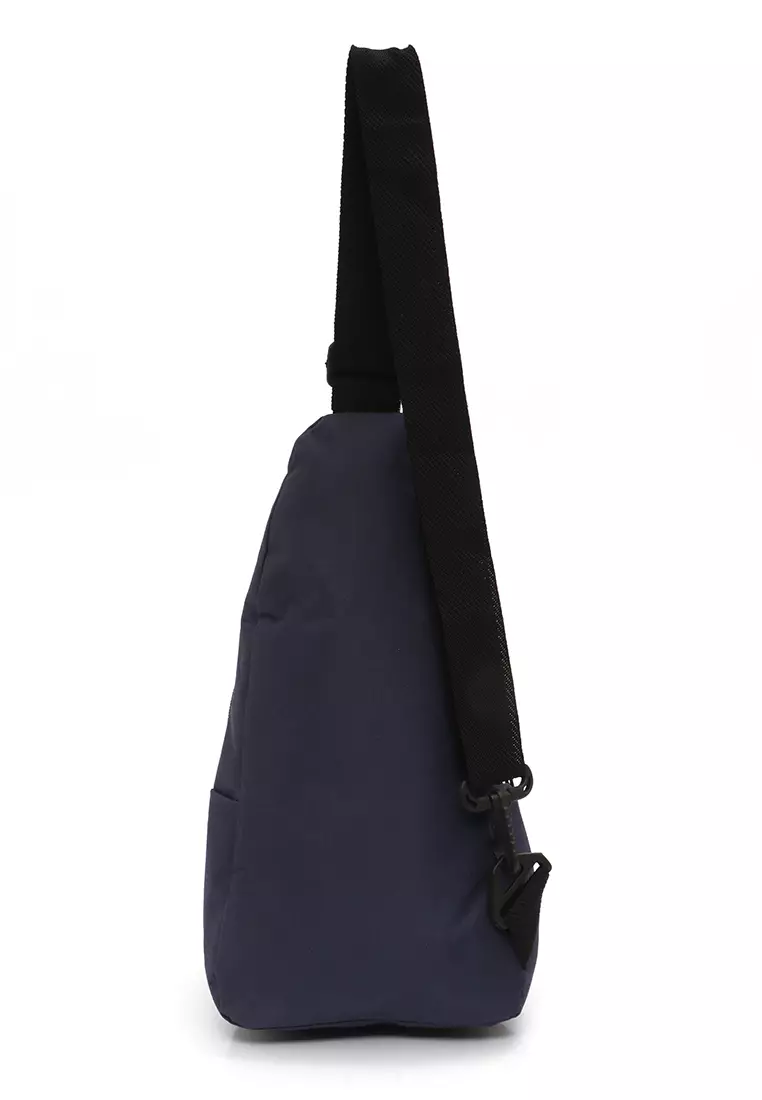 Roger Slingbag Casual Pria Desain Simple Large Storage Material Canvas ORIGINAL - Navy