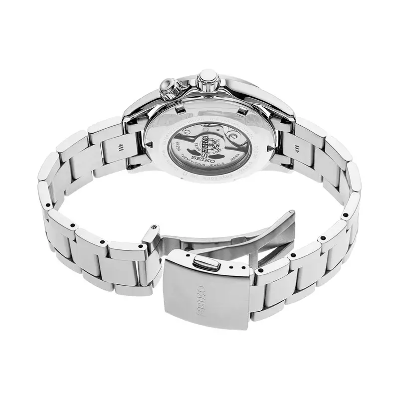 Jam Tangan Pria Seiko Prospex SPB117J1 Alpinist Black Dial Stainless Steel Strap