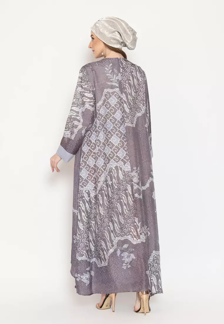 Rinjanie Batik - Edisi Lebaran - Gamis Ramadhani - Gamis Wanita Modern - Baju Raya