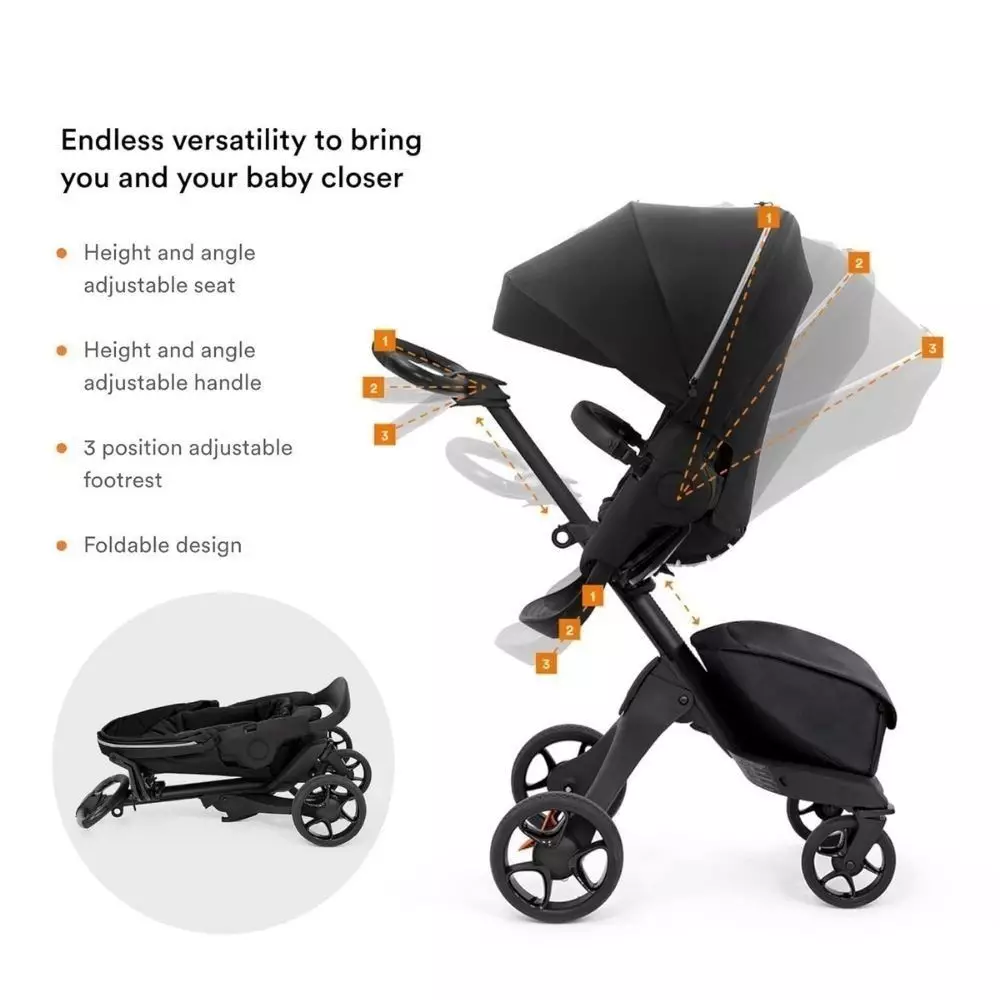 Stokke Xplory X Signature Accessories Carry Cot - Kereta Dorong Lipat Bayi Travelling