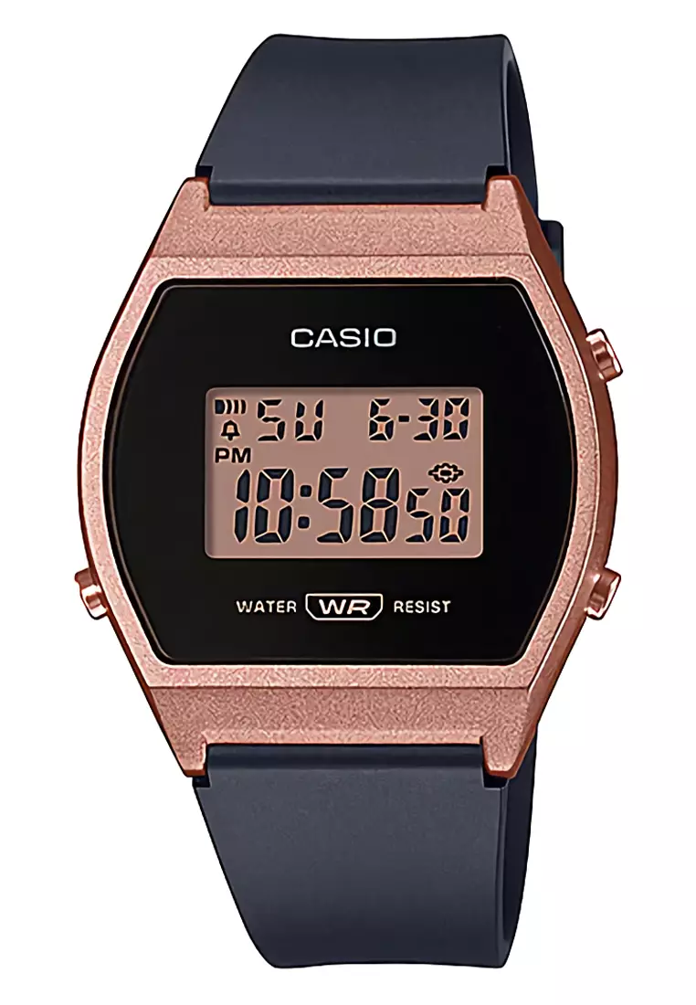 Jam casio clearance wanita rose gold