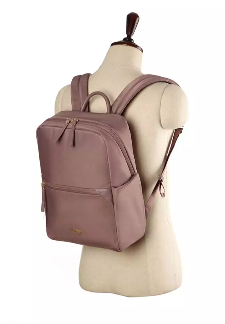 PRUDENCE ECO BACKPACK 14.1" STRAP ANTM - ROSE TAUPE
