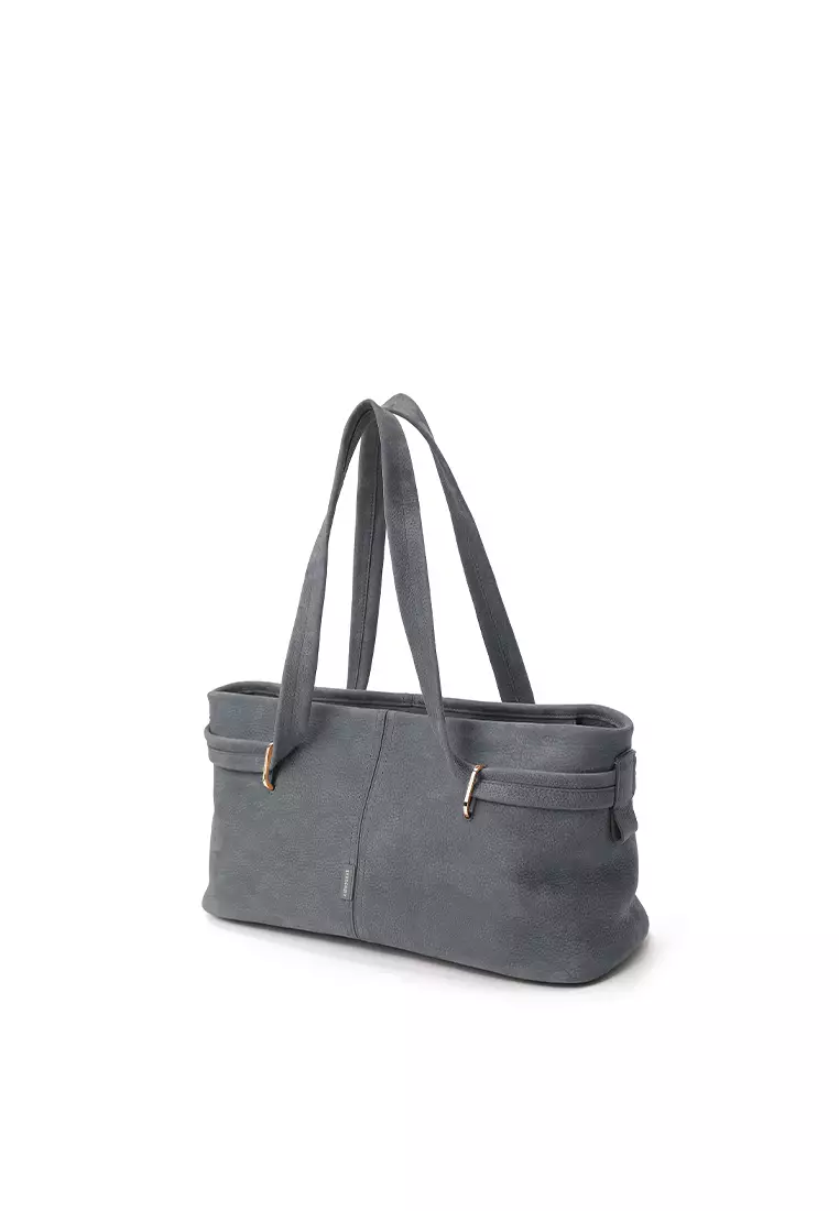 Empiricism Baguette 單肩袋 - 石灰藍