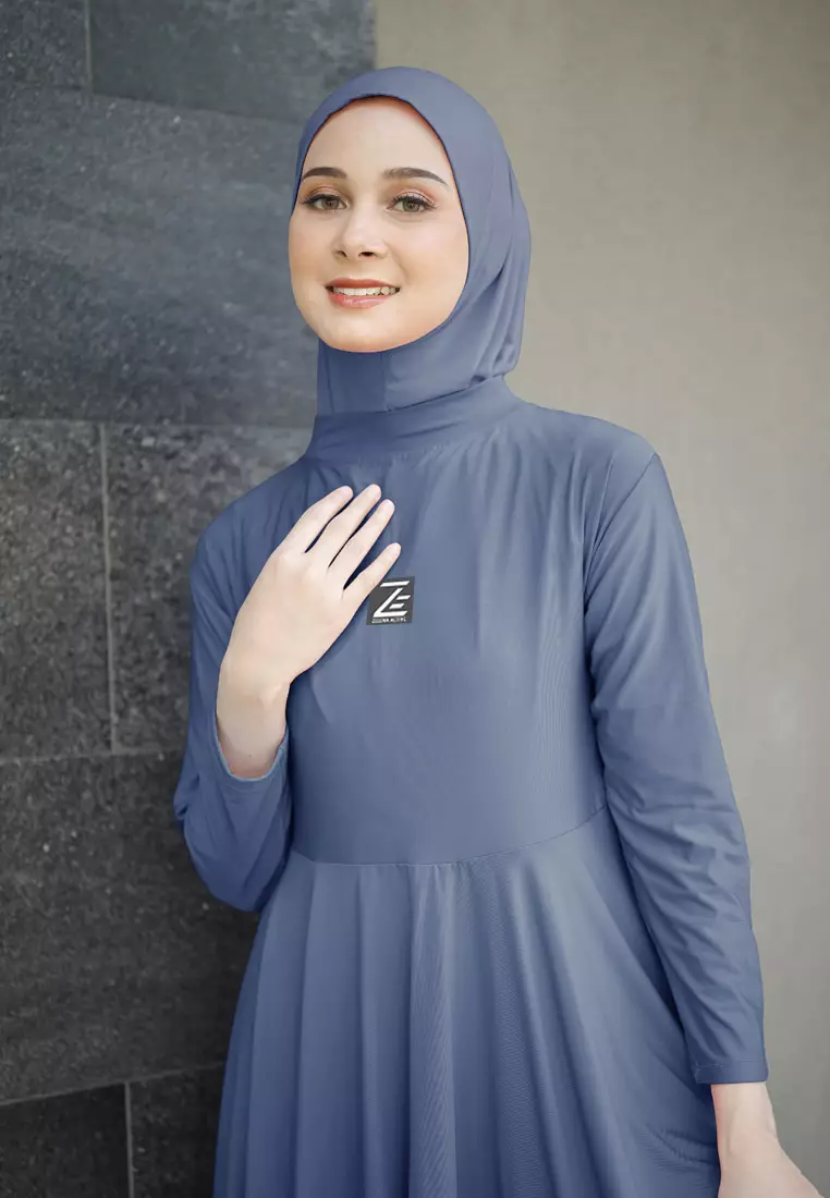 Zelena - Atasan Olahraga Wanita Ivy Longsleeve Tunic Reguler