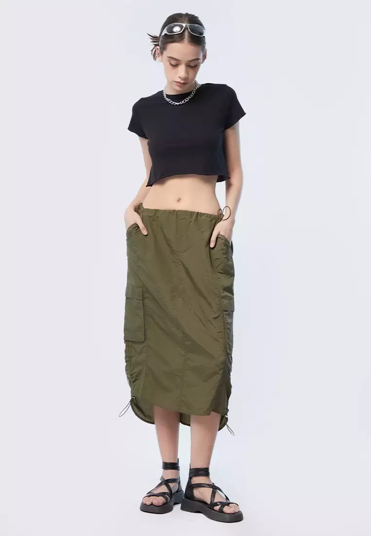 Basic Short Sleeve Crop T-shirt