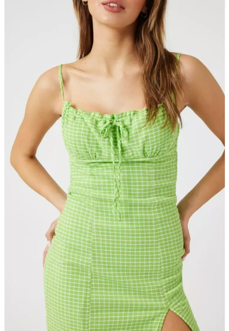 Grid dress deals urban outfitters