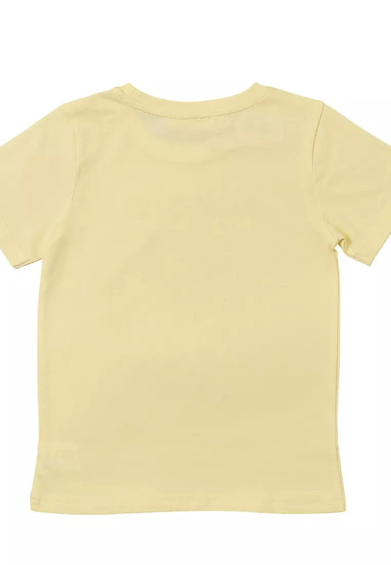 Babyshop Gvt S/S Graphic T-Shirt Clothing Boys Yellow