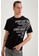 DeFacto black Short Sleeve Round Neck Cotton Printed T-Shirt FC40FAA277D5D1GS_5