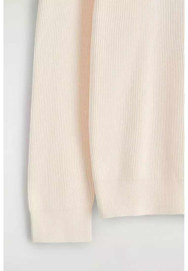 COTTON CREW-NECK JUMPER
