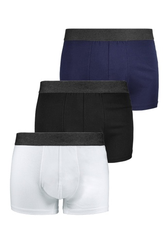 DRUM black and white and navy DRUM Waistband Trunks -3 PACK 77348USA23343EGS_1