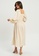 The Fated beige Floreto Midi Dress 4A41BAAD42816FGS_3
