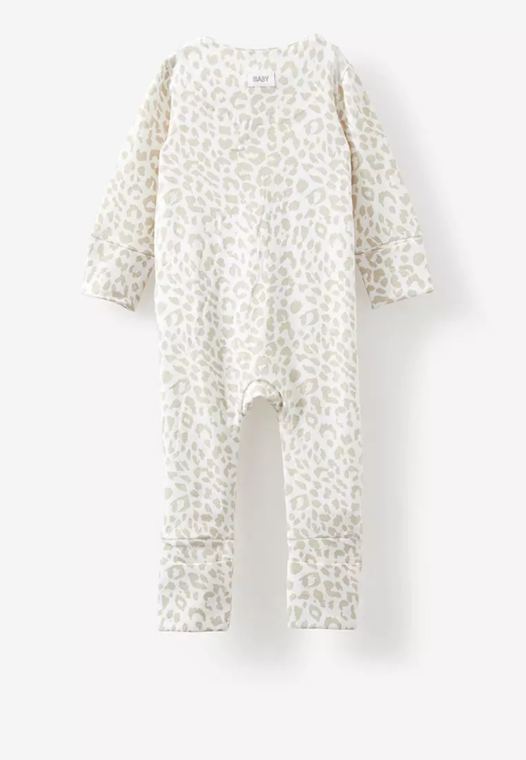 The Long Sleeve Zip Romper