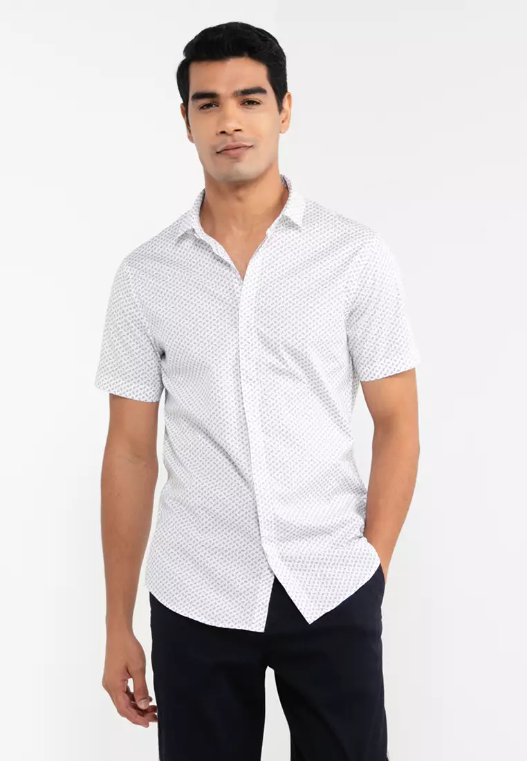 Short sleeve armani outlet shirt
