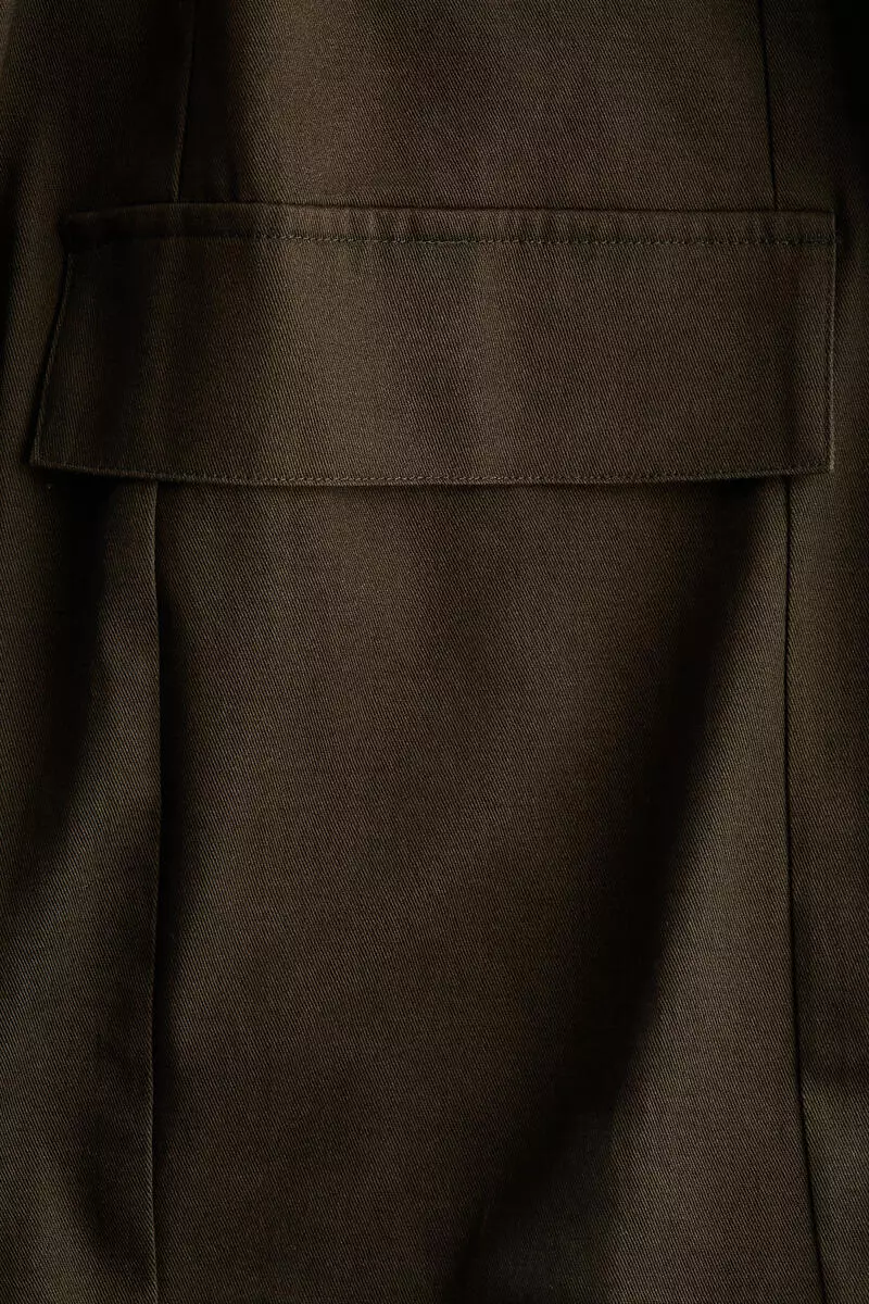 Barrel cargo trousers