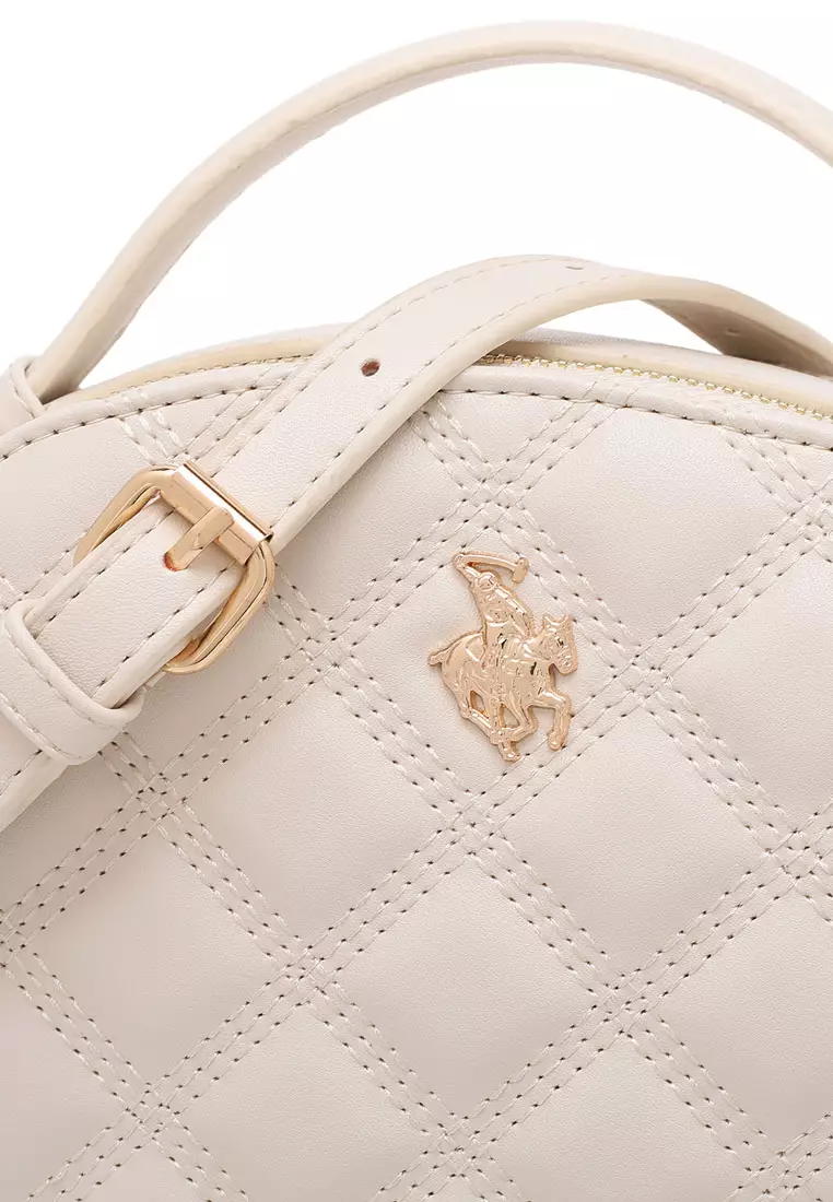 Women's Top Handle Bag / Sling Bag / Crossbody Bag (Tas Selempang / Tas Tangan) - Putih