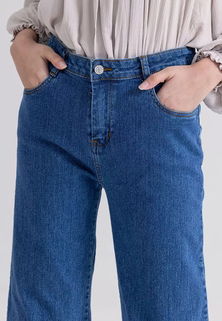 Ria Miranda Blue Claris Pants