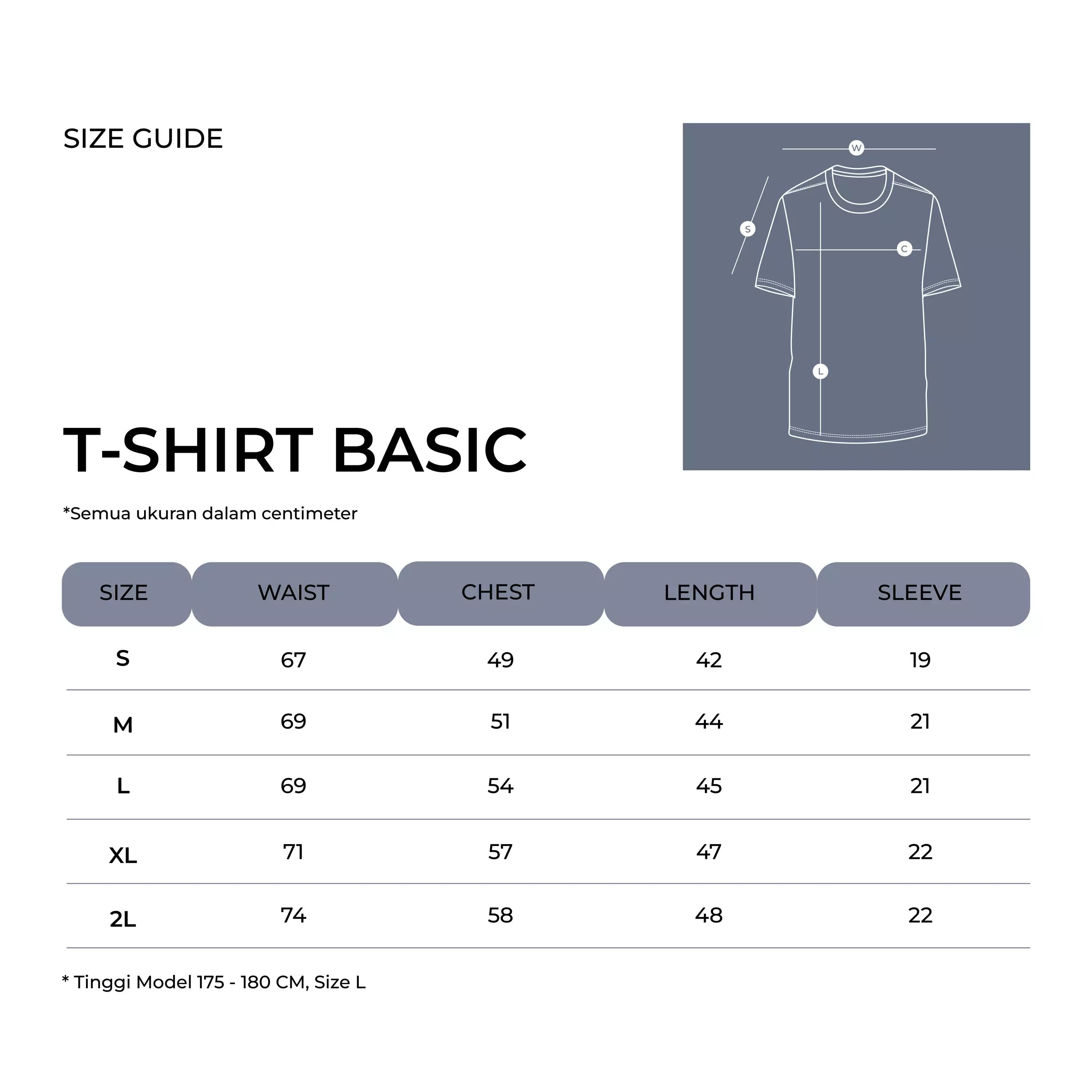 Hammer Men Basic T-Shirt | Kaos Polos Pria Reguler Lengan Pendek Grey Z1TO001A1