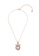 Her Jewellery gold Tangent Pendant (Rose Gold) - Made with premium grade crystals from Austria 779B2AC411B371GS_4