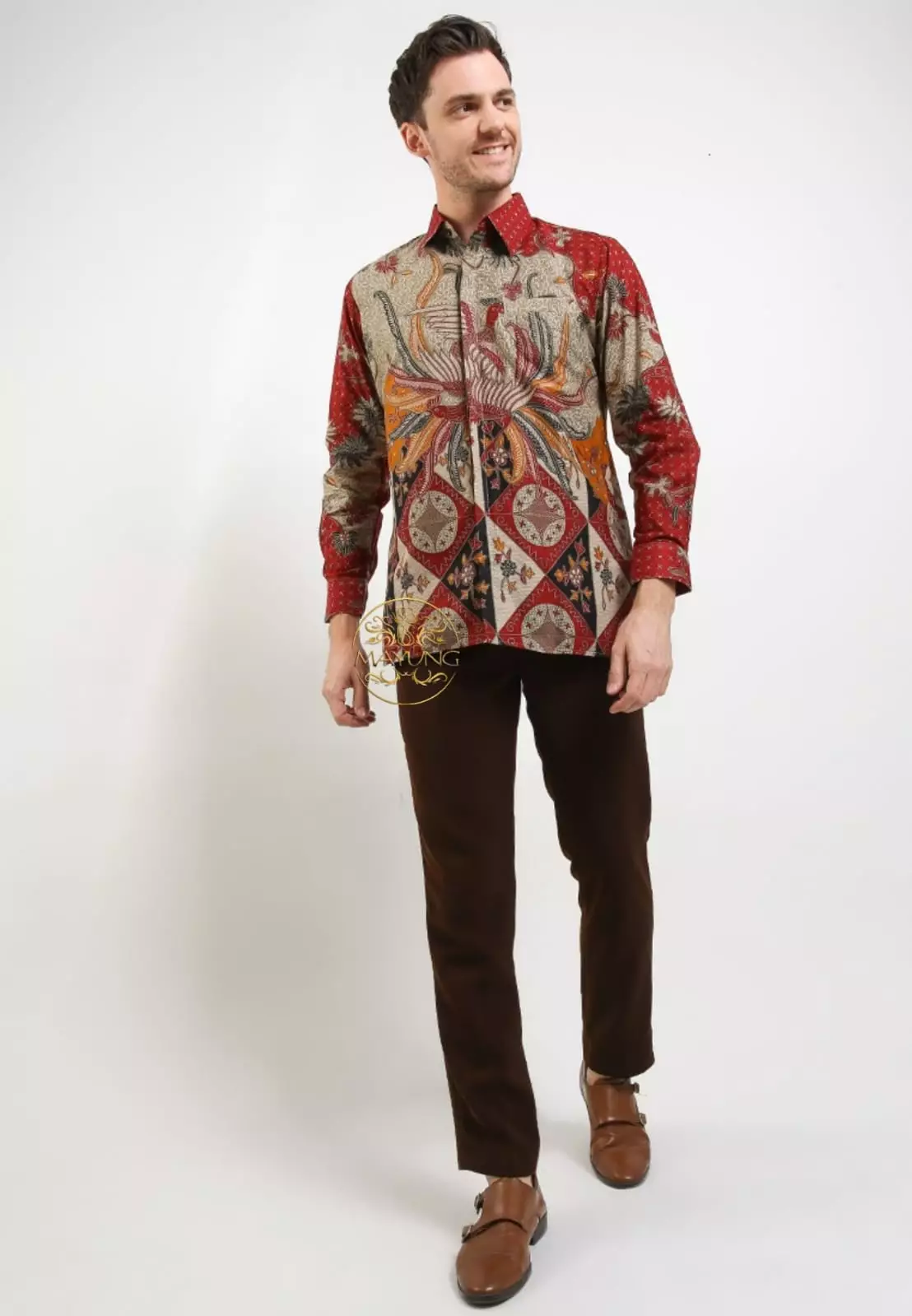 Jayawarsa Chorah Kemeja Batik Pria Premium Slimfit Modern Lengan Panjang