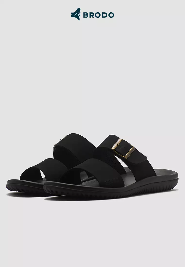 BRODO - Sandal Santoni Full Black