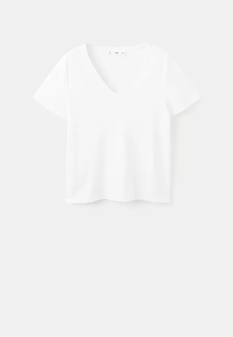 V-Neck Cotton T-Shirt