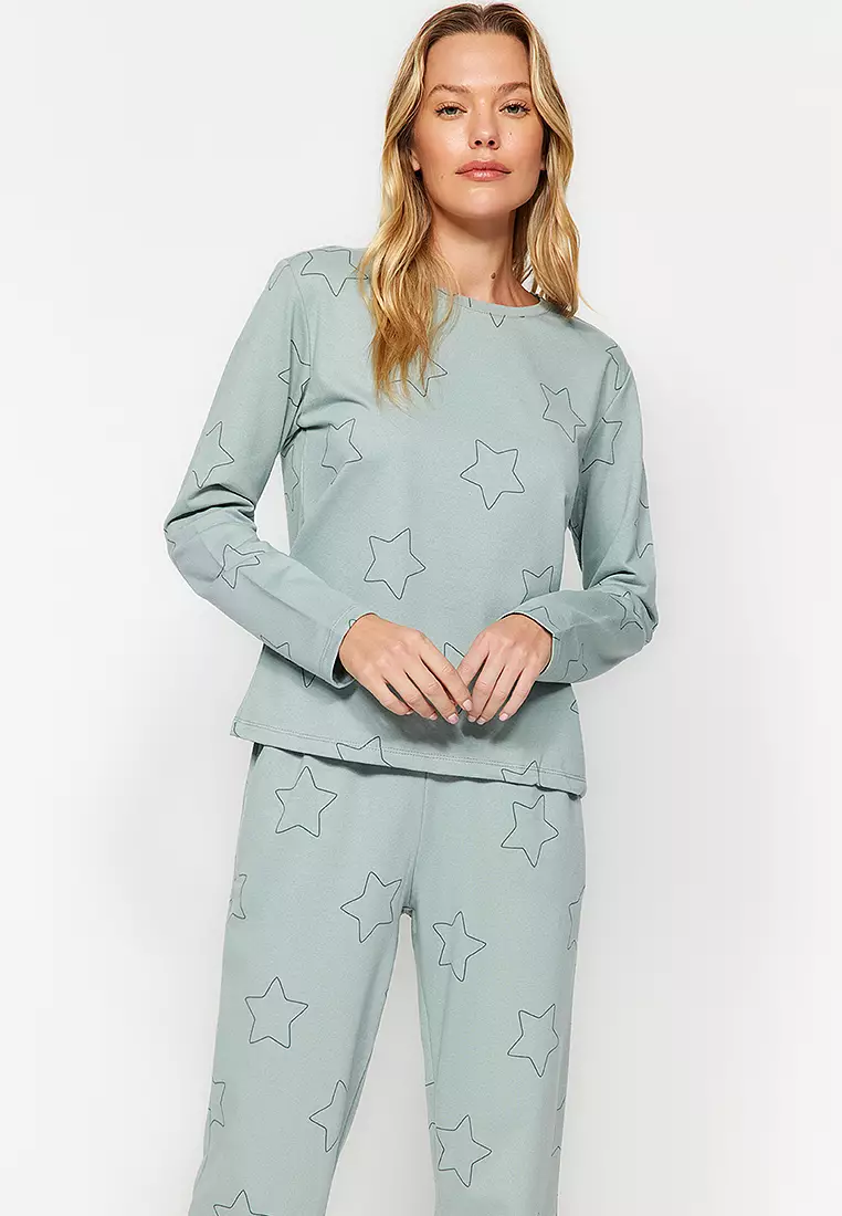 Star Knitted Pajama Set
