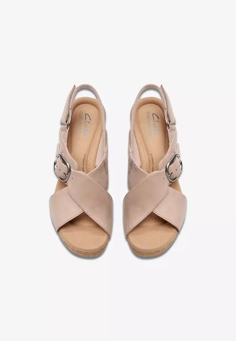 Buy Clarks Giselle Dove Wedge Sandals Sand 2024 Online ZALORA Philippines