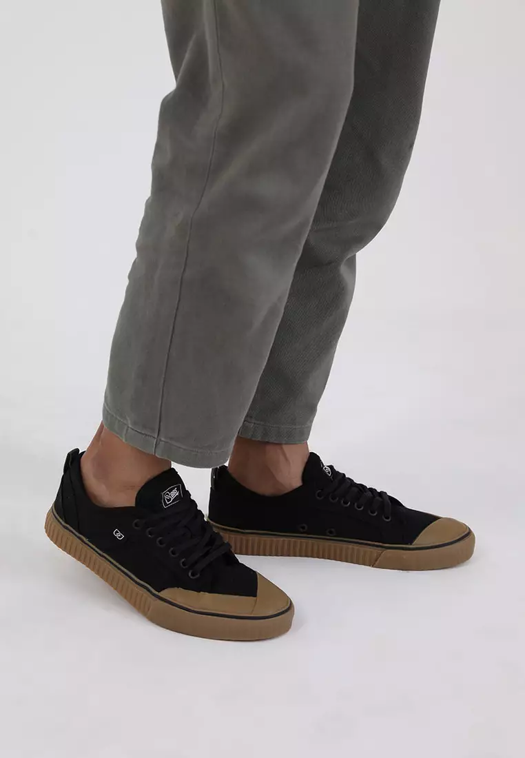 Men Vincent Shoes Canvas Black