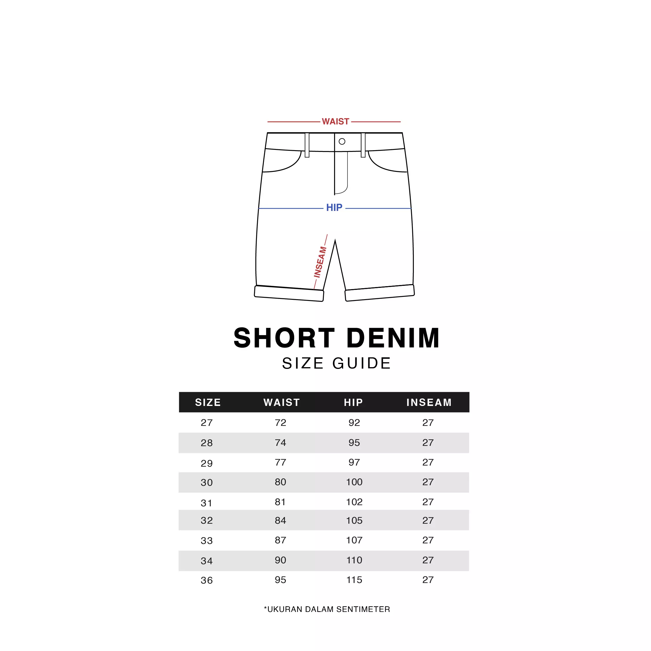 Celana Pendek Jeans Pria A01 Series Light Blue