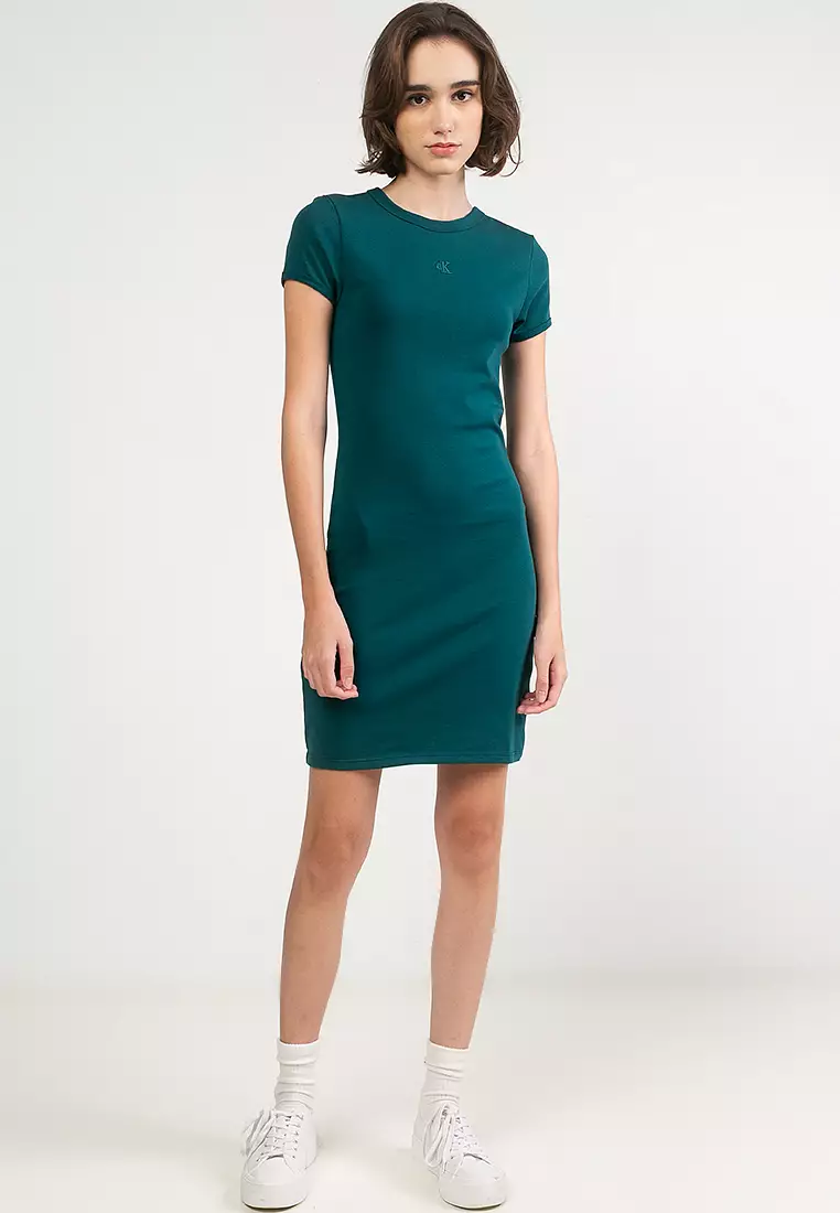 Buy Calvin Klein Rib Knit Mini Dress - Calvin Klein Apparel 2026 Online |  ZALORA