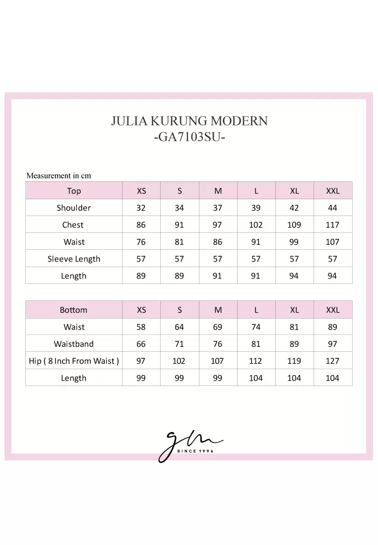 Gene Martino Julia Kurung Modern 7103