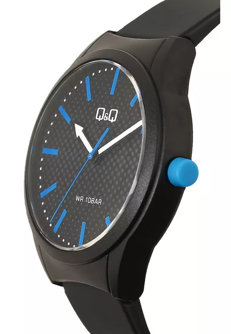 Watch By Citizen VR28J026Y Men Analog Watch with Black Rubber Strap