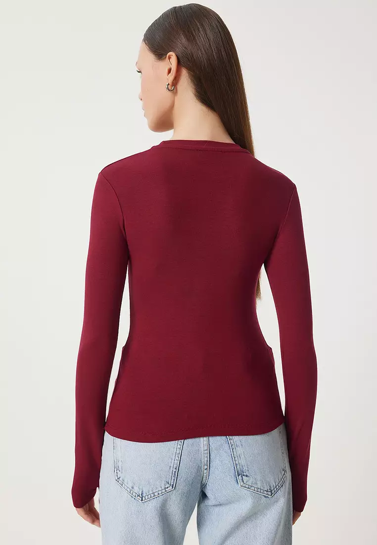 Crew Neck Long Sleeves Top 2-Pack