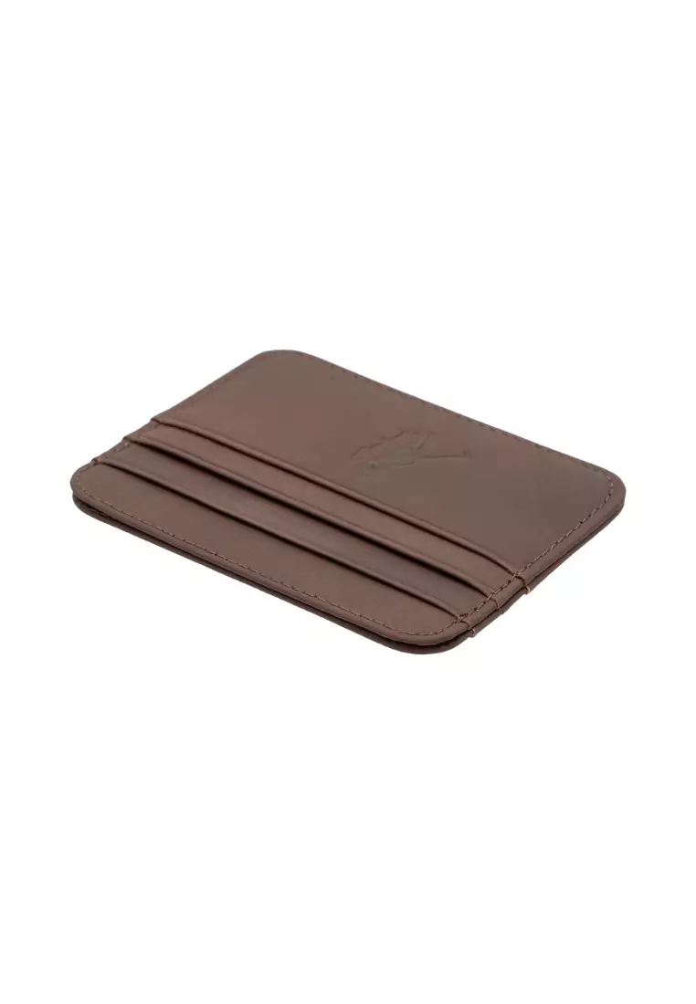 Euro Polo Top Grain Leather Unisex Slim Card Holder EWB 30199