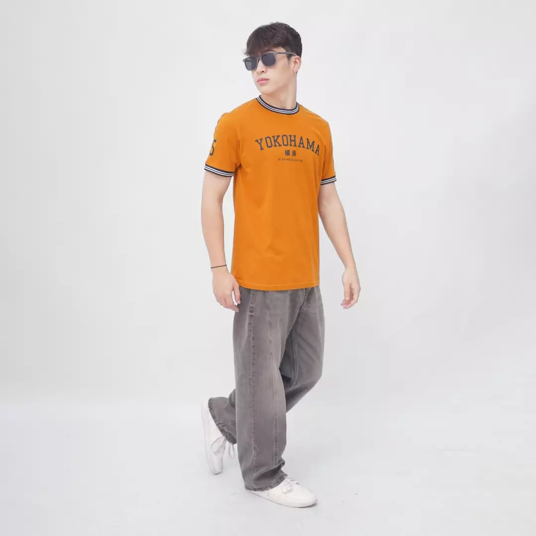 Ryusei Kaos Pria Yokohama Mustard