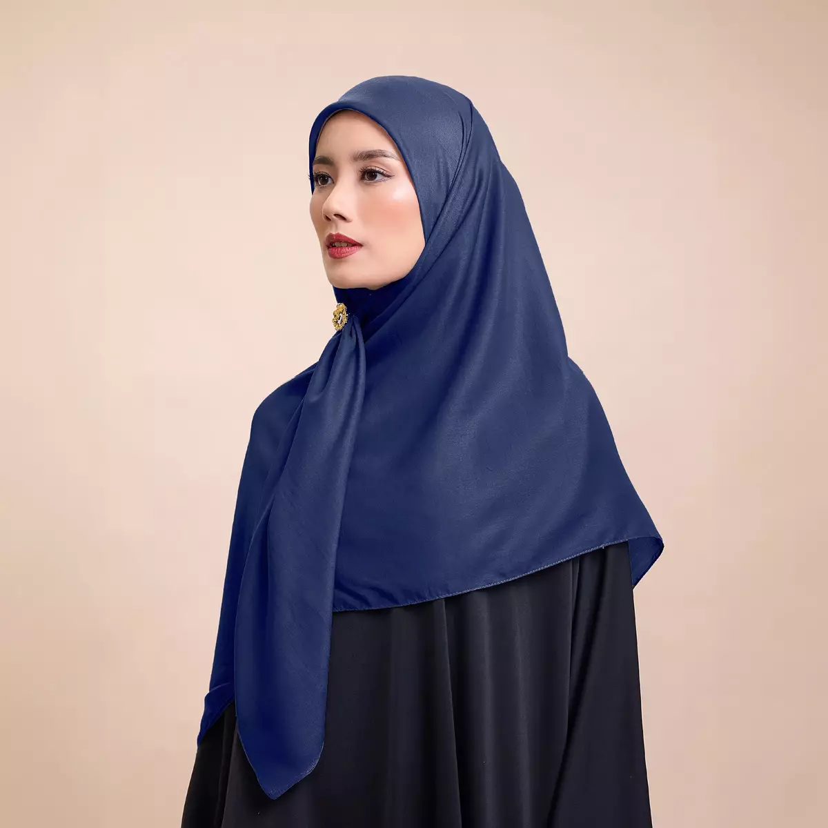 ZM Zaskia Mecca - Fayola Midnight Syar'i Hijab High Voal 115x115 - Hijab Square Segi Empat