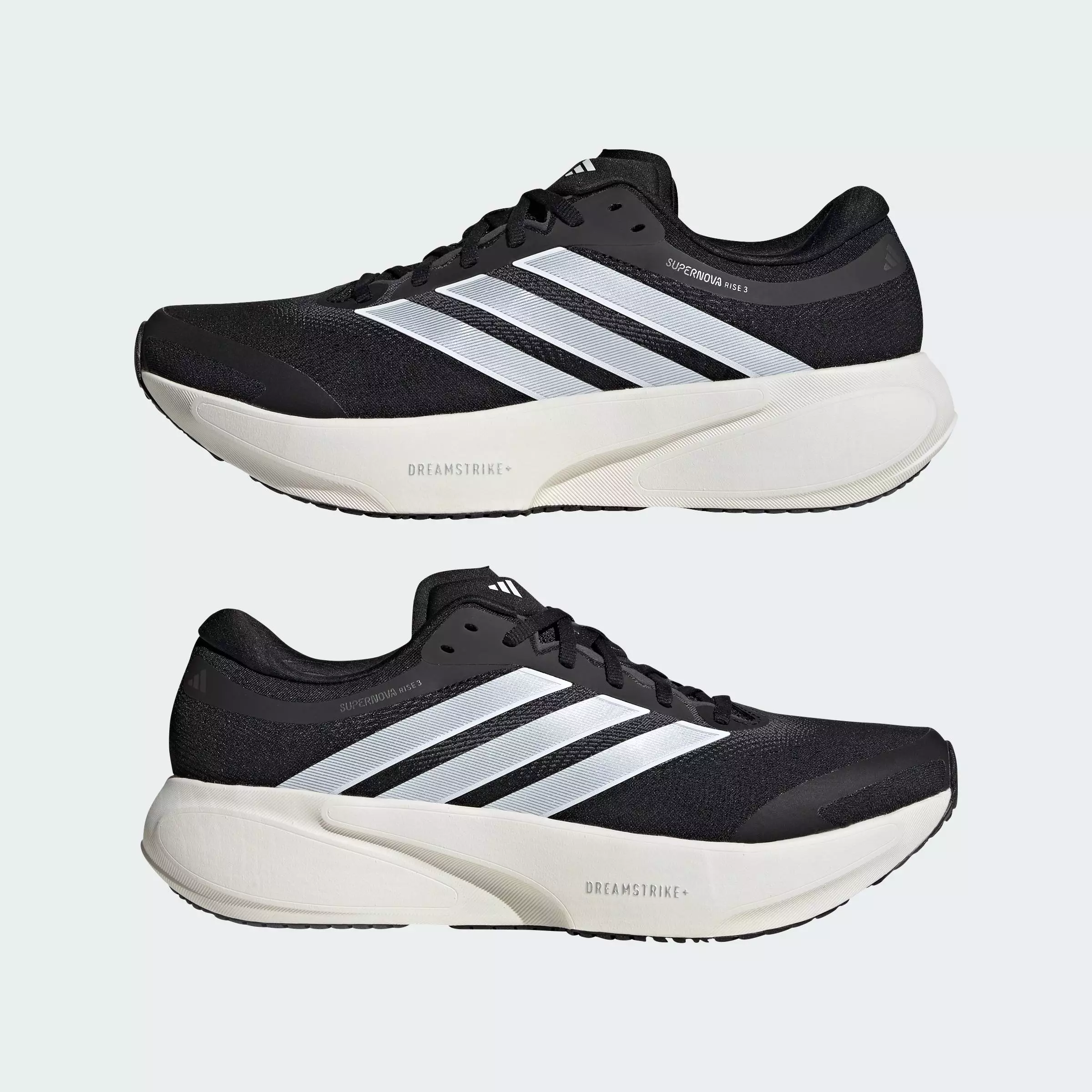 Running SUPERNOVA RISE 3 RUNNING SHOES Men Black JQ8502