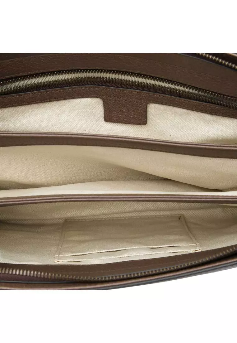Pre-Loved Gucci Medium Gg Supreme Web Ophidia Crossbody